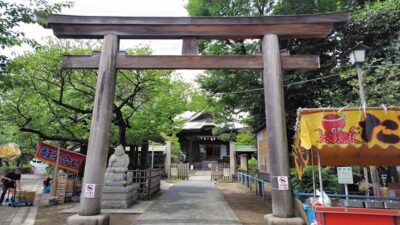 天王祭の朝！屋根から顔をのぞかせる龍と出会えた荏原神社へ（東京都品川区）
