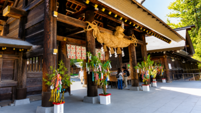 穂多木神社へ写真を撮りに行ったら北海道神宮の七夕に出会えました(北海道札幌市）