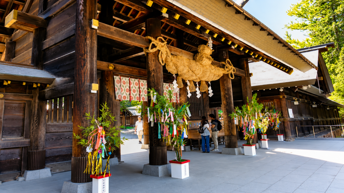 穂多木神社へ写真を撮りに行ったら北海道神宮の七夕に出会えました(北海道札幌市）