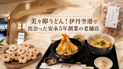 美々卯うどん！伊丹空港で出会った安永5年創業の老舗店　